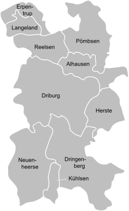 Bad Driburg Ortsteile